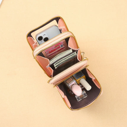 2025 New Model Mobile Phone Bag, Fashionable Women's Korean-Style Touch Screen Crossbody Shoulder Bag, Multifunctional Mini Daily Bag