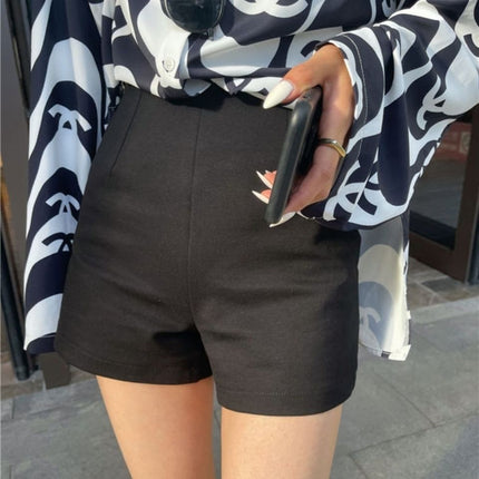 Four-Season Black Plus-Size Leggings for Women, Anti-Exposure Pants, Invisible Pants, Casual Shorts for Petite Women