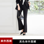 Black one-piece trousers / S