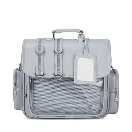 Xiaozhong College Pain Layer Backpack Single Shoulder Bag Crossbody Bag Commuter Large Capacity JK Uniform Guwa Pain Bag