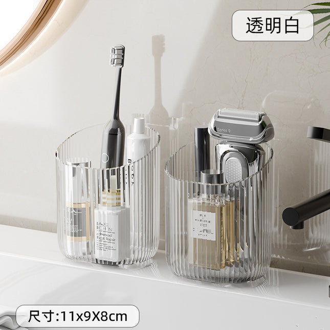 Toilet Shelf Wall-mounted Toilet Washstand Wall-mounted Toilet Cosmetics Hole-free Storage Box Toothbrush