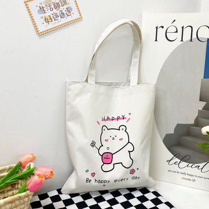 Factory wholesale 2023 new large capacity ladies shoulder handbag Oxford cloth gift bag cartoon cute