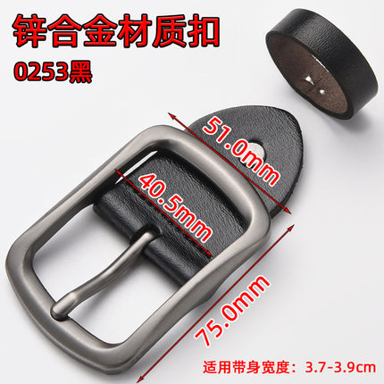 Men's Belt Buckle Pin Buckle Belt Buckle Head Waist Trousers Belt Buckle Head Leather Belt Belt Buckle Fittings
