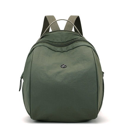 Cross-border Women's Backpack 2025 Spring New Leisure Travel Backpack Lightweight Simple Nylon Portable Student Bag