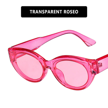 Cross-Border European and American Personalized Sunglasses 2020 New Retro Hip-Hop Oval Sunglasses Street Style Fashion Sunglasses