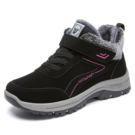 Snow Boots Men's Winter New Cotton Boots fleece-lined Thickened Outdoor Warm Cold Short Boots Casual Step Shoes Warm Cotton Shoes