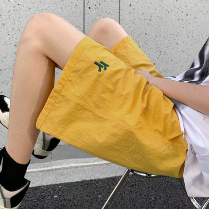 Summer Casual Shorts for Men Trendy Brand Ins Popular Loose Casual Trendy Outerwear Mid-Length Versatile Korean Style Five-Point Shorts