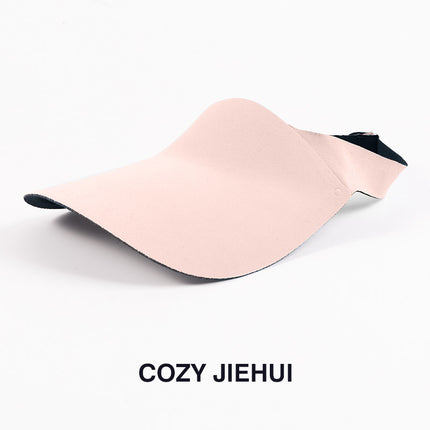 Traceless Sunscreen Hat Women's Foldable Empty Top Hat Summer Anti-UV Big Brim Sun Hat Student Sun Hat