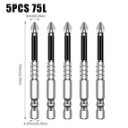 Anti-slip bit 75l pack of five