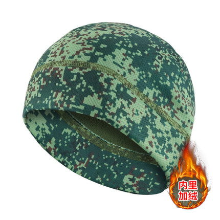 Winter Warm Hat Thickened Hood Outdoor Cycling Windproof Mask Camouflage Men's Cold-Proof Hat Helmet Polar Fleece Warm