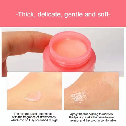 3g South Korea Lip Sleep Mask Night Sleep Maintenance Moisturizing Lips Gloss Bleach Cream Nourishing Lips Care Cherry Lip Balm
