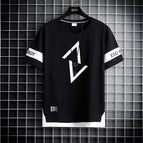Triangular short sleeve black / S