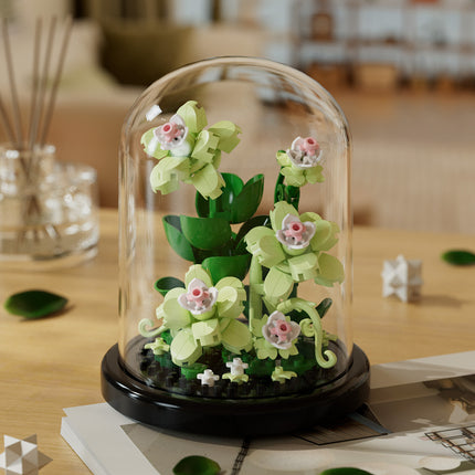 Compatible with Lego Forever Flower Sunflower Rose Fleshy Potted Plants Assembled Building Blocks Toy Valentine's Day Gift for Girls