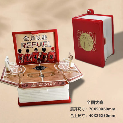 3D pop-up book Taishan folding bomb book Shandong Wuyue exclusive tourism souvenir creative key chain pendant