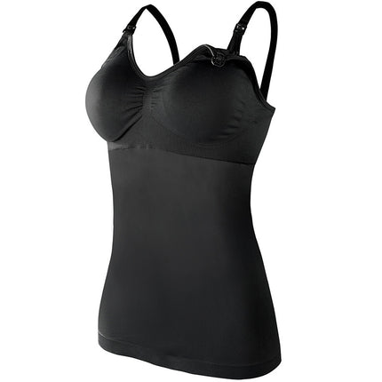 Cross-border Lactation plus size Camisole Female Postpartum Feeding Non-wearing Bra Pad Vest for Pregnancy and Postpartum
