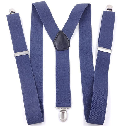 Factory direct men's strap three clip 3.5 jacquard strap 3.5*115cm three clip printing ribbon multicolor