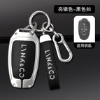 Silver + buckle Black
