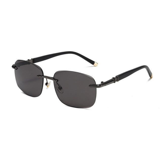Video No. New Cut Frameless Cut Sunglasses Men's Outdoor Driving Fishing Special Sunglasses Anti-UV