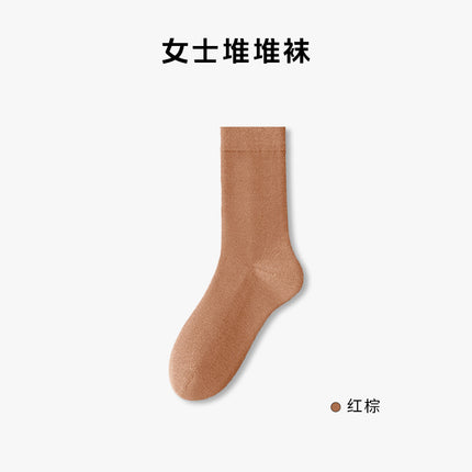 Stacked socks children's spring and summer thin deodorant sweat-absorbent cotton women's socks boneless mid-tube moon socks Zhuji socks wholesale