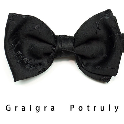 7-day replacement men's original Brown national style retro British fashion personality solid color bow tie men