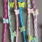Macaroon Butterfly Beads Small Grab Clip Six Pack