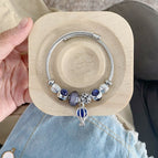 Blue hot air balloon bracelet