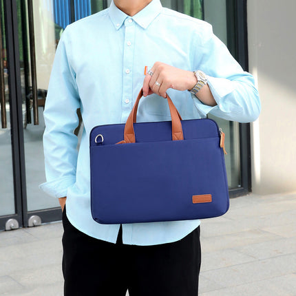 New Style Work Commuter Briefcase, Business Trip Lightweight Portable Office Document Bag, Men's and Women's Shoulder Laptop Bag