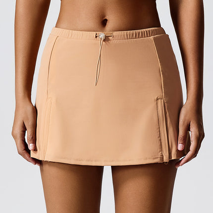 Cross-border Eco-friendly Renewable Fabric Tight Sports Skirt with Chest Pad Outdoor Golf Fitness Tennis suit Women