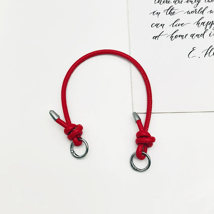 New Fashion Knot Women's Bag Handbag Replacement Bag with PU Leather Rope Metal Ring Buckle Shoulder Strap Bag Accessories