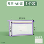 1128-a5 double layer-purple