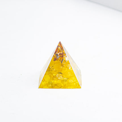 Foreign Trade Amazon Natural Crystal Gravel Glue 3cm Pyramid Home Office Desk Decoration Ornaments Raw Ore