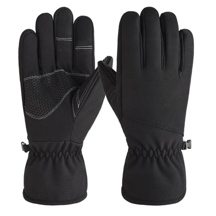 Cross-Border Ski Gloves Winter Men's Outdoor Sports Cycling Warm Windproof Waterproof Plus Velvet Touch Screen Men's and Women's Cycling