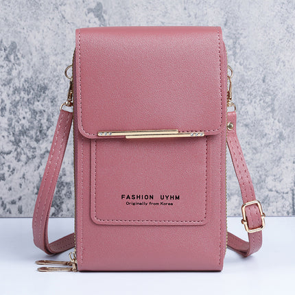 Factory wholesale new touch screen mobile phone bag women's versatile Korean style shoulder messenger bag large capacity coin purse