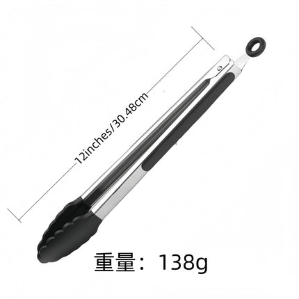 Cross-border Clip Kitchen Barbecue Clip Food Clip Silicone Clip Anti-scalding Clip Bread Fried Steak Clip Barbecue Clip