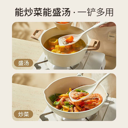 Multi-functional silicone spatula soup spoon kitchen daily food kitchen complementary food tool non-stick pan spatula spoon high temperature resistant kitchenware