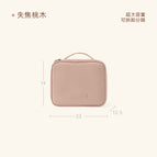 Defocused peach wood [large capacity, six zones for precise storage, dry and wet separation waterproof bag]