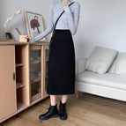 Black back slit / XS
