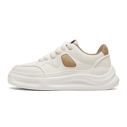 Men's Shoes 2024 New Autumn and Winter Shoes Men's High-End White Sneakers Sports Board Shoes Men's Thick-Soled Cool Trendy Shoes