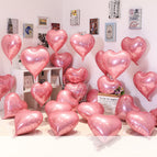 18inch pearlescent pink heart