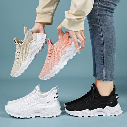 Women's Shoes, New Summer Models, Foreign Trade Wholesale Running Shoes, Mesh Breathable Retro Thick-Soled Dad Shoes, Korean Style Sports Shoes