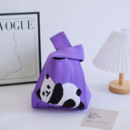 Lying bear purple