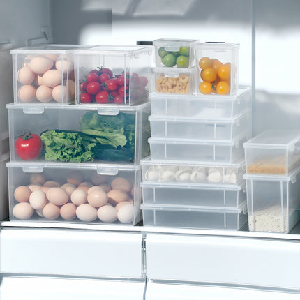 [Special Offer] Transparent Storage Box Flip-Top Organizer Multi-Purpose Square Storage Box Miscellaneous Box 20 Sizes