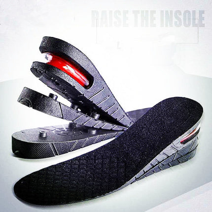 Cross-Border Amazon Pvc Inner Heightening Insole Fully Cushioned Detachable Men's and Women's Air Cushion for Sports, Comfortable and Invisible