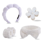 White - five-piece petal clip set (opp bag packaging)