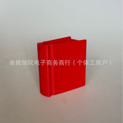 Cross-Border New Product Book Shaped Bookmark Holder 3D Printed Mini Bookshelf Bookmark Holder