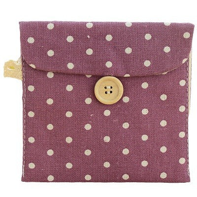 Hot-selling supply wave point cotton and linen sanitary napkin storage bag sanitary cotton bag student girl aunt towel storage bag