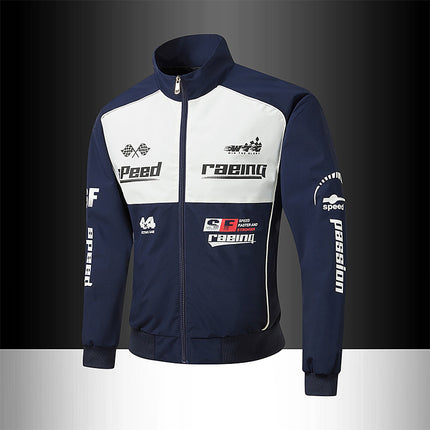 2025 New Men's Motorcycle Clothing European Size Motorcycle Clothing Cross-Border Exclusive Motorcycle Clothing Racing Clothing Men's Leather Jacket