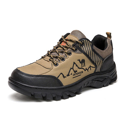 Mountaineering Sports Men's Shoes Outdoor Sports Leisure Waterproof Non-slip Construction Site Work Labor Protection Shoes Warm Cotton Trendy Shoes