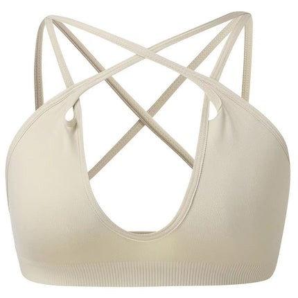 New sports underwear multiple wearing methods French seamless big backless underwear thin U-shaped beauty back bra