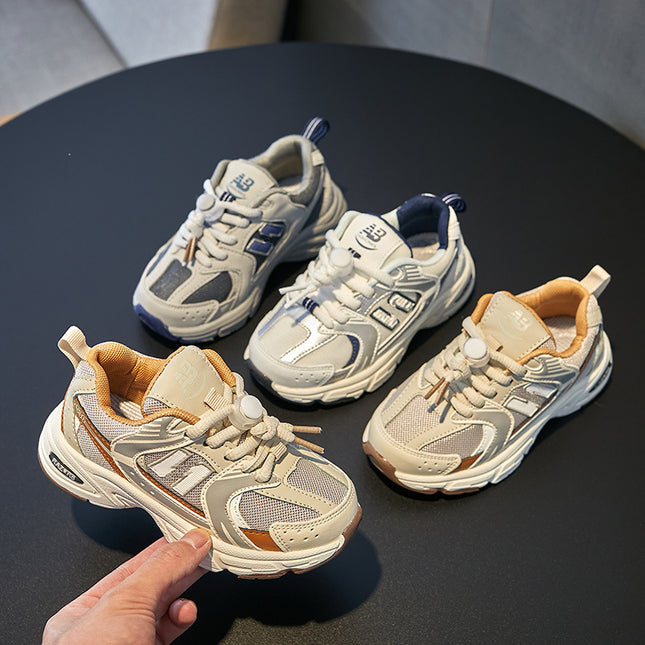 Factory Spring and Autumn New Style Shoes for Girls, Dad Shoes with Breathable Mesh, Casual Running Shoes for Boys, Lightweight Sports Shoes